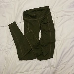 Live love dream leggings, size xs, green